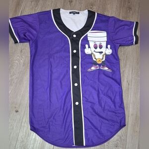 Unisex Printed Baseball Shirt Mr. Baseball Long & Miss Go size M